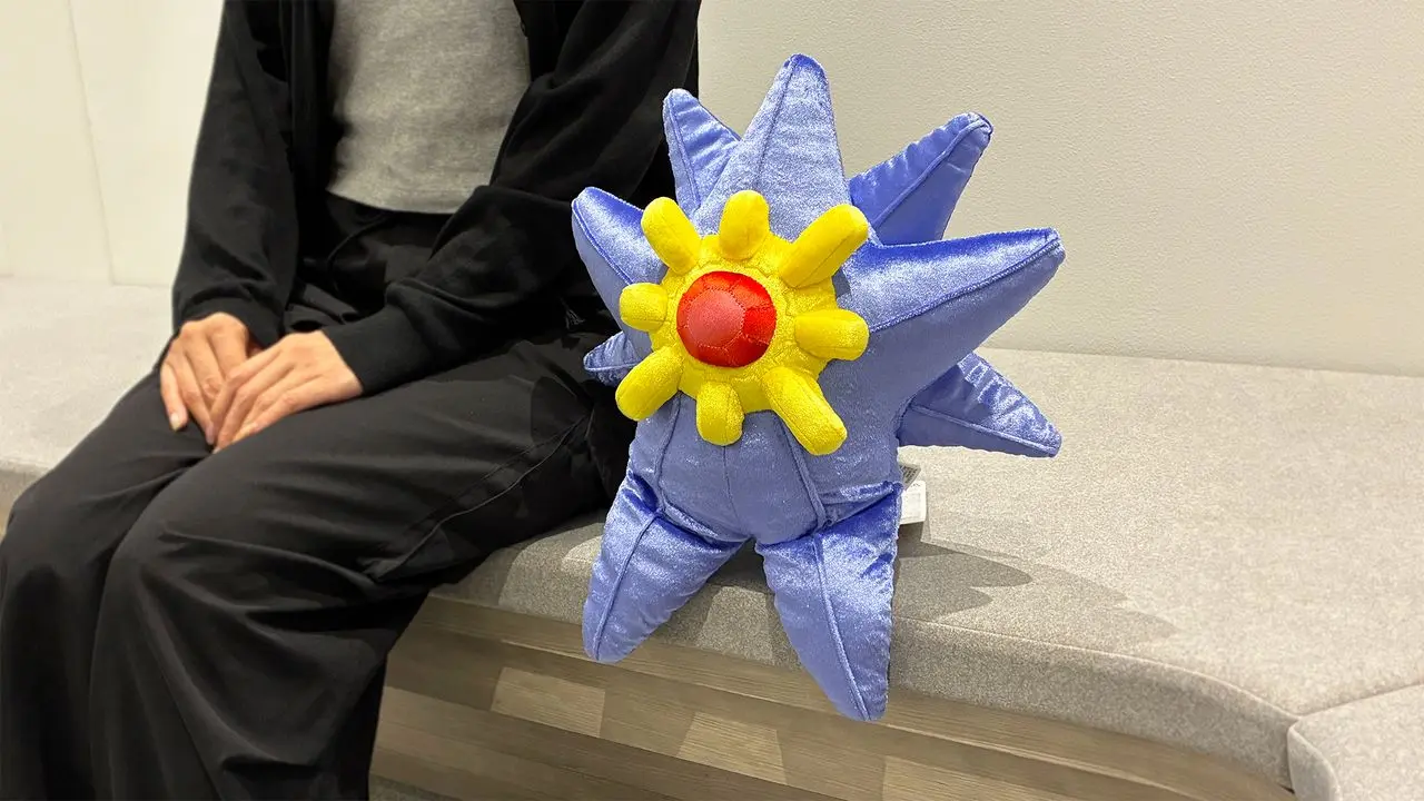 メガスターミーぬいぐるみと人間のサイズ比較