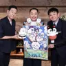 左から：東野幸治さん、内海崇さん、伊藤利尋さん　©フジテレビ／© ナガノ / 2026 「映画ちいかわ」製作委員会