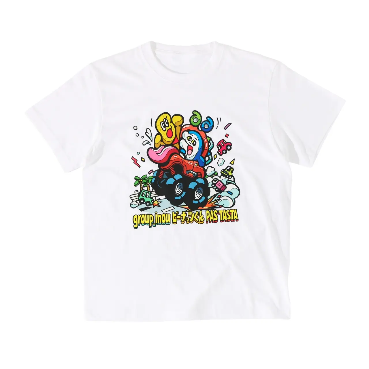group_inou×ピーナッツくん×PAS TASTA 白Tシャツ