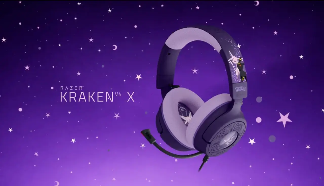 「Razer Kraken V4 X - Espeon & Umbreon Edition」