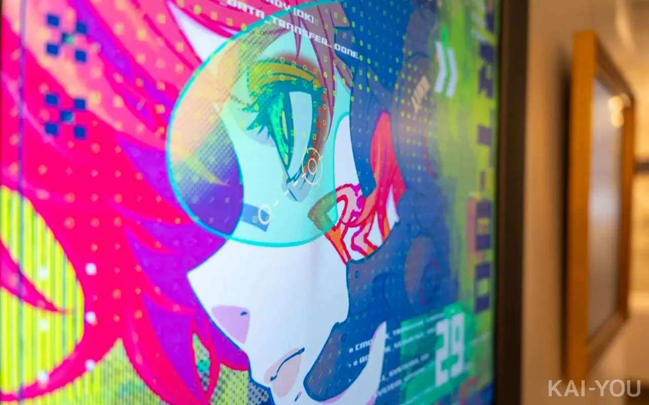 「LOOP ANIME FIELD」に展示されたケイゴイノウエさんの作品