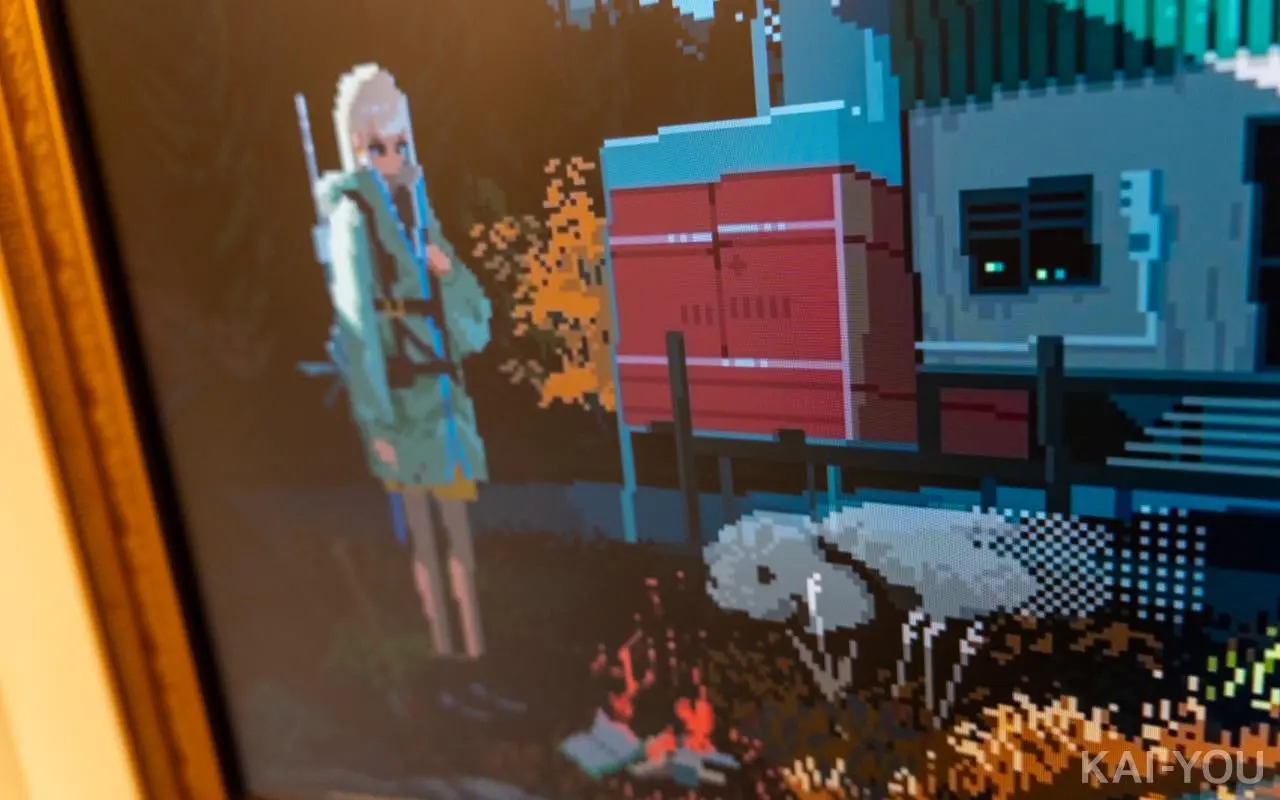 「LOOP ANIME FIELD」に展示されたAPO+さんの作品