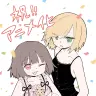 『みいちゃんと山田さん』アニメ化決定お祝いイラスト
