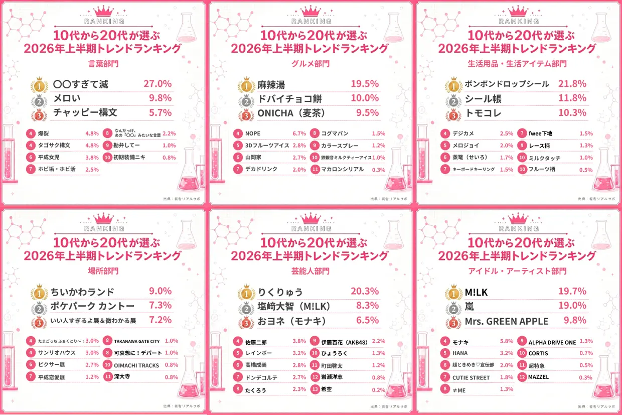 若者リアルラボのランキング