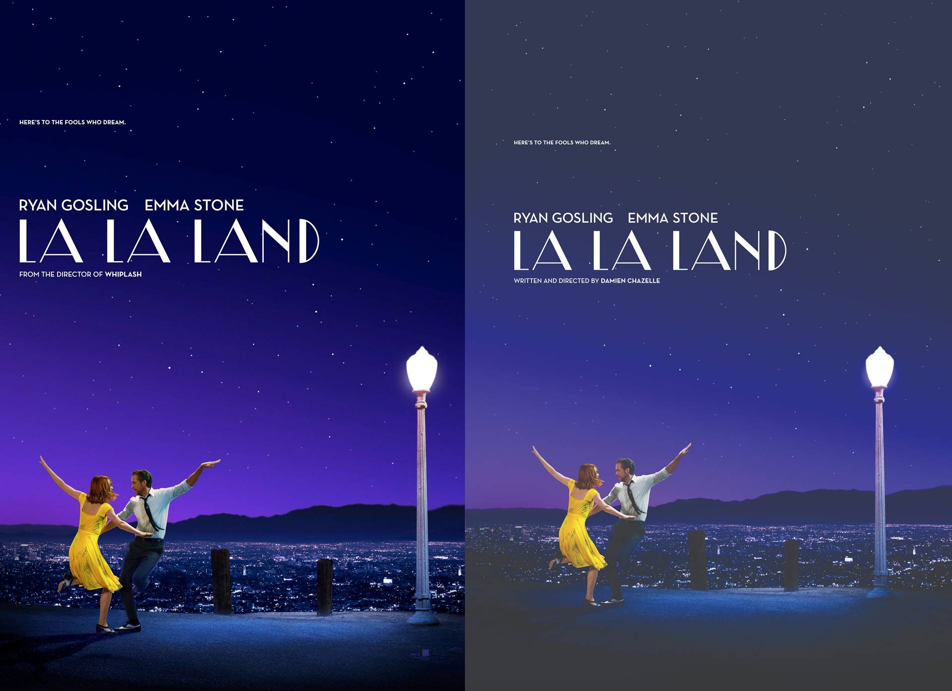 ラ・ラ・ランド 劇場用 オリジナル ポスター A1 ドイツ版 映画 映画『ラ・ラ・ランド』10周年でポスターが“微妙に”変更 ネタ化した