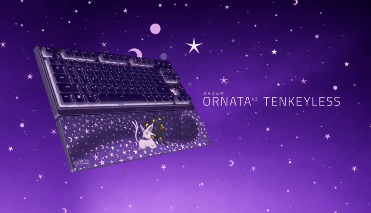 「Razer Ornata V3 Tenkeyless - Espeon & Umbreon Edition」