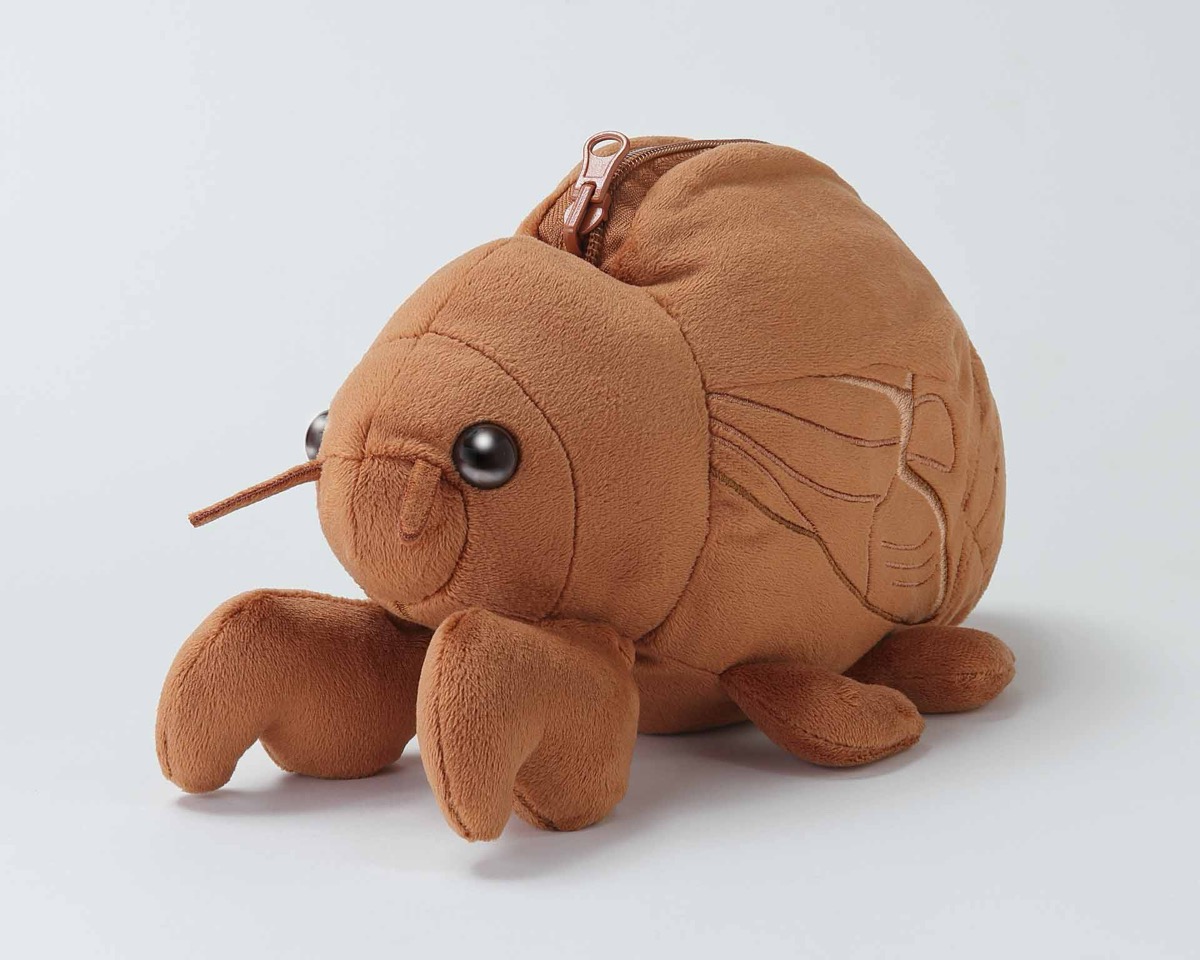 セミの抜け殻からセミ！ぬいぐるみ