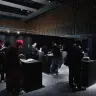 会場には実物の電話機が大量に並ぶ