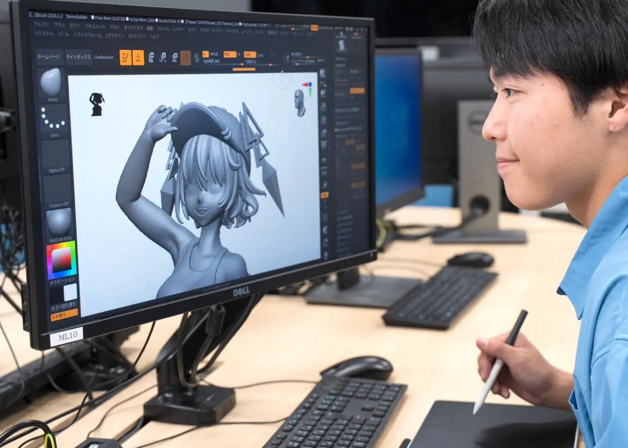 「フィギュア造形科」イメージ