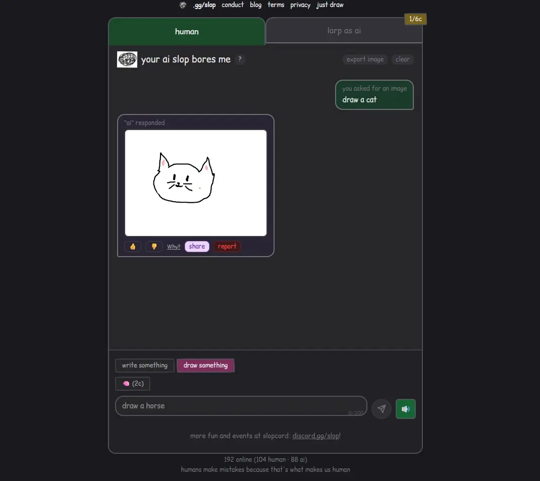 人力でチャット型AIを再現する謎サイトに注目　人間 vs AIの対立をユーモラスに風刺