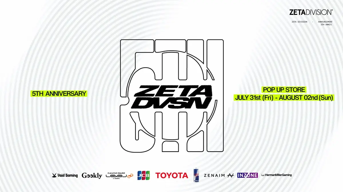 ポップアップイベント「ZETA DIVISION 5TH ANNIVERSARY POP UP」
