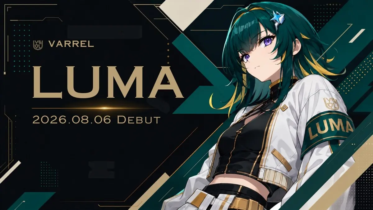 eスポーツチームVARREL、初のAITuber「LUMA」発表　デビュー配信はマゴ選手とコラボ