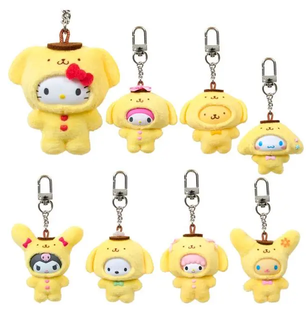 シークレットキーホルダー ポムポムプリンコスチューム 各946円