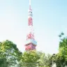 東京タワーの下で、解放感のある一枚をパシャリ