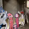 等身大イラストパネル