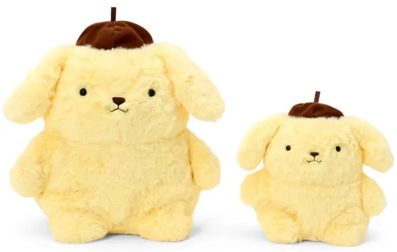 ポムポムプリン、デビュー当時を再現したぬいぐるみが懐かしい 30周年