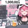 チャンネル登録者数100万人を達成した笹木咲さん／画像はYouTubeより