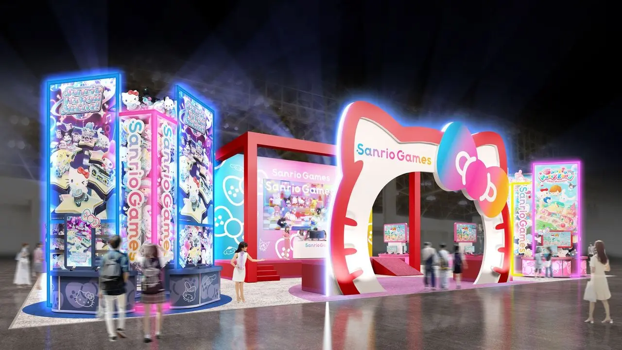 「Sanrio Games」の「東京ゲームショウ2026」出展ブースイメージ