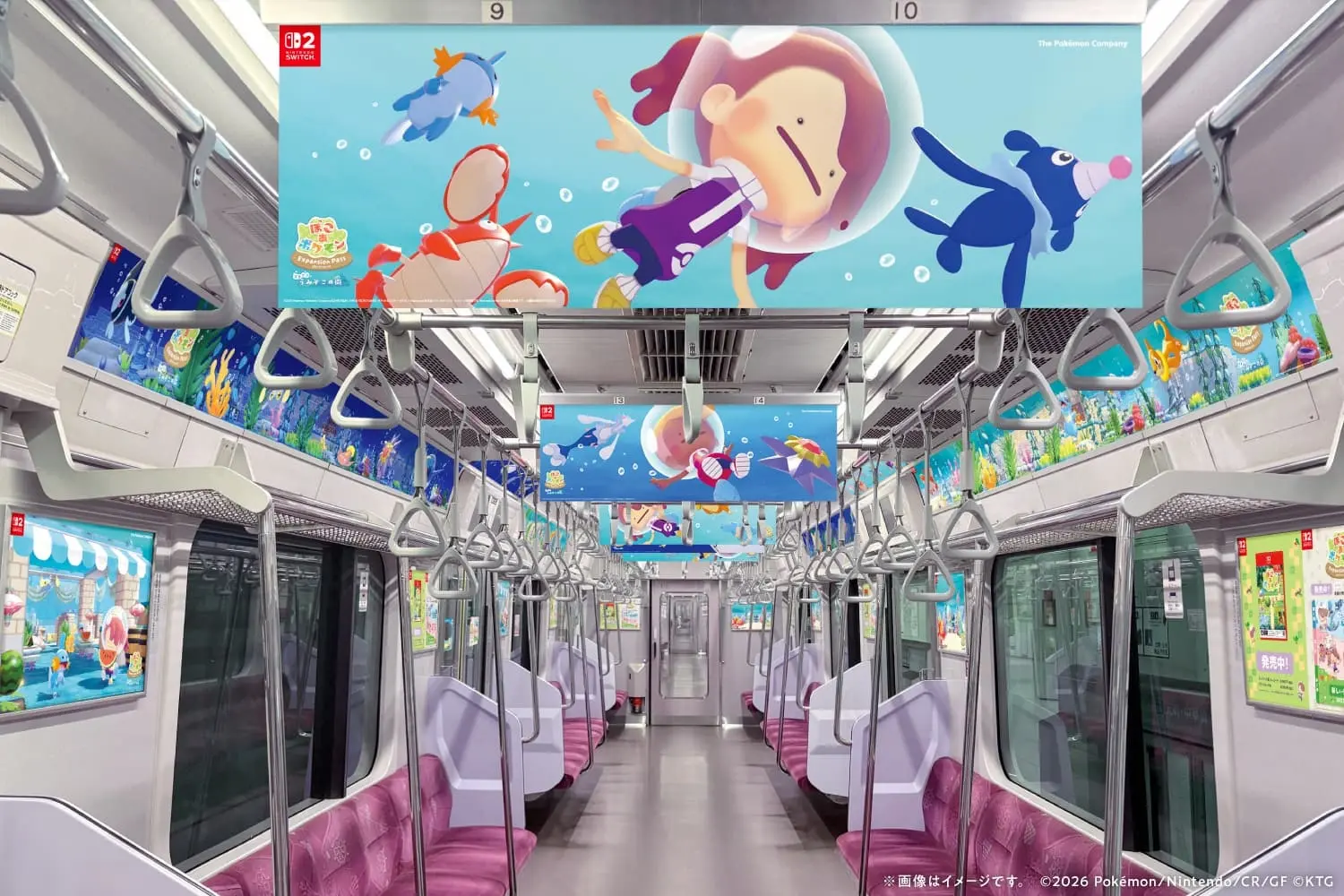 『ぽこポケ』初のリアルイベント開催　横浜赤レンガ倉庫やみなとみらい線車両をジャック