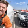 MrBeastさんの動画で日本向けに設定されたサムネイル／画像は動画「「警官100人から逃れられたら50万ドルゲット！」から
