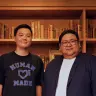 立野大晟さん（左）と矢嶋哲生さん（右）
