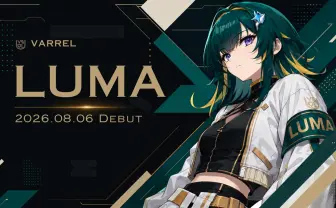 eスポーツチームVARREL、初のAITuber「LUMA」発表　デビュー配信はマゴ選手とコラボ