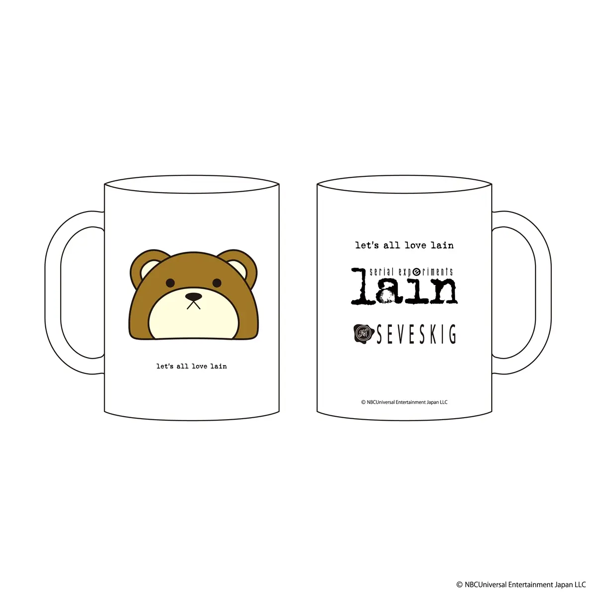 「AC-SV-LN-1007 / SEV vs lain Bear Mug」¥2,200（税込）