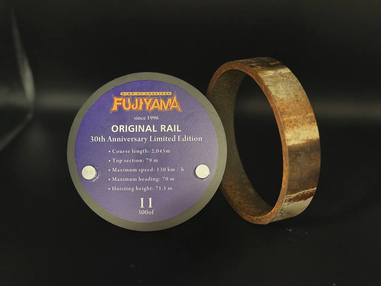「FUJIYAMA 30thメモリアルレールディスプレイ」