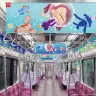 『ぽこ あ ポケモン』がジャックするみなとみらい線車両のイメージ