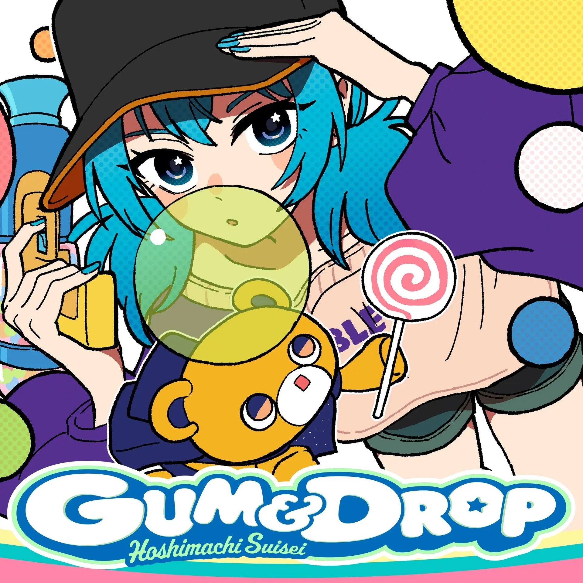 星街すいせい、新曲「GUM ＆ DROP」発表　XanseiらLAの現地クリエイターたちと共作