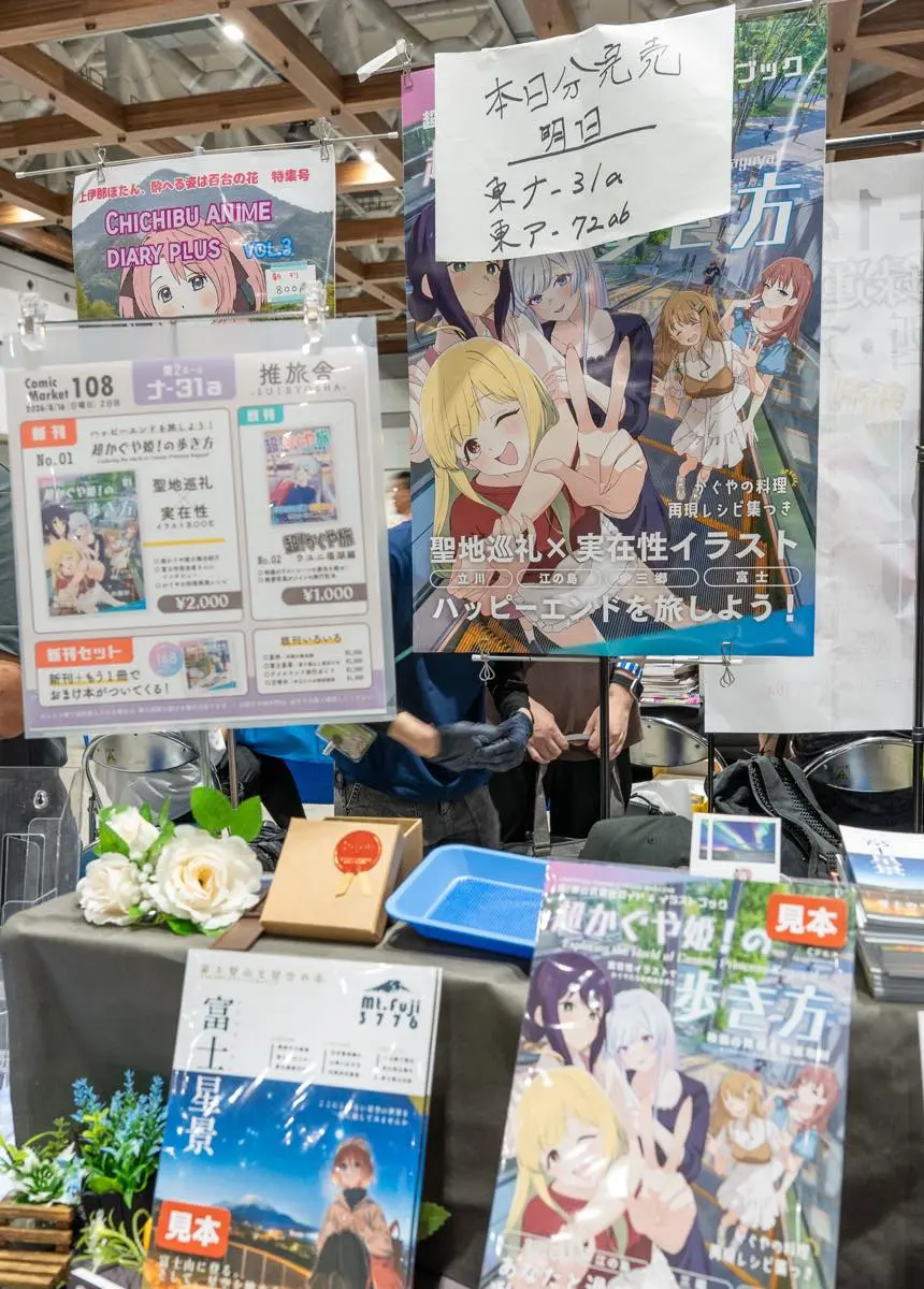 超かぐや姫！』コミケで二次創作が盛況 聖地巡礼、考察、データ分析