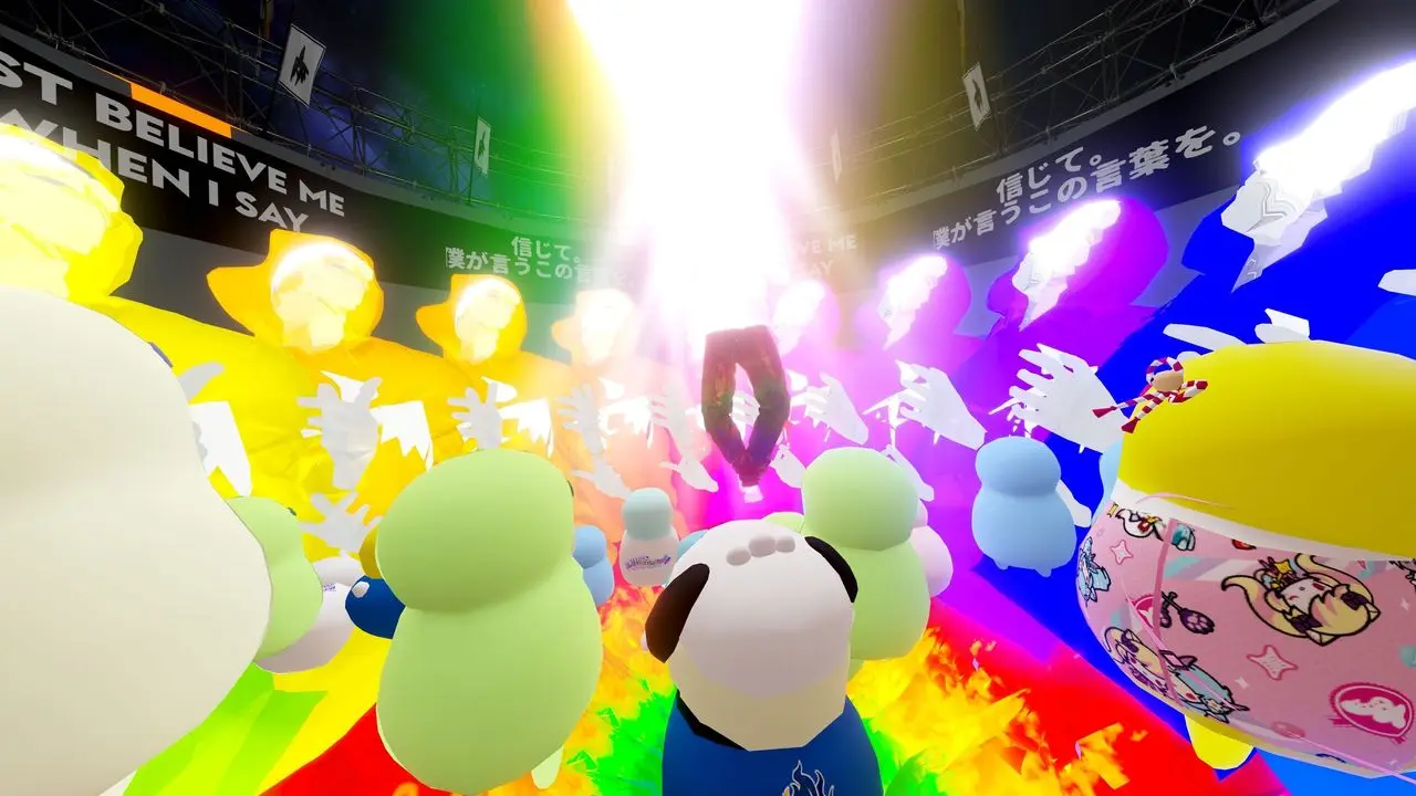 「Sanrio Virtual Festival 2026」Screaming Color/筆者撮影