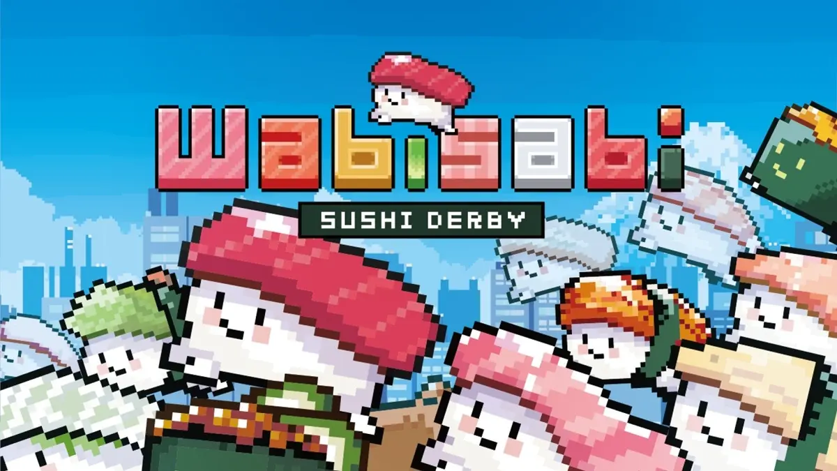 寿司を育成してレースへ送り出すインディーゲーム『わびさび寿司ダービー』が爆ポップ