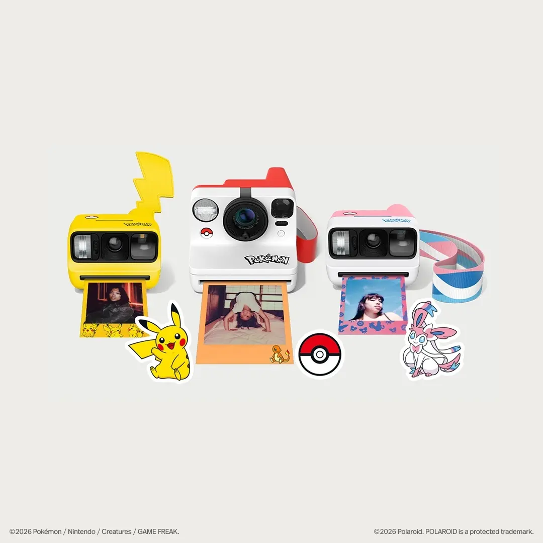 ポケモン×Polaroidが初コラボ　ピカチュウの“しっぽ”付きカメラがかわいすぎる