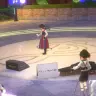 「Yoyo Woods Park」メディア先行体験会にて　ストリートライブエリアでは、ギターに向けてサウンドルを送付できる／筆者撮影