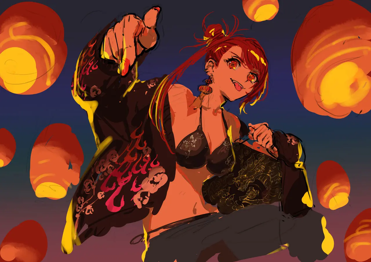 ユウマさんが完成させたイラスト