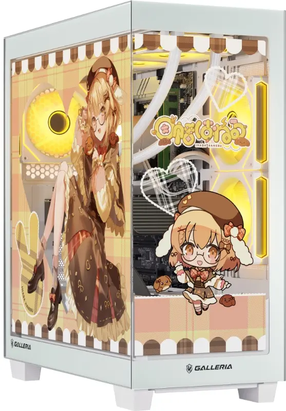 GALLERIA × 因幡はねるコラボゲーミングPC外観