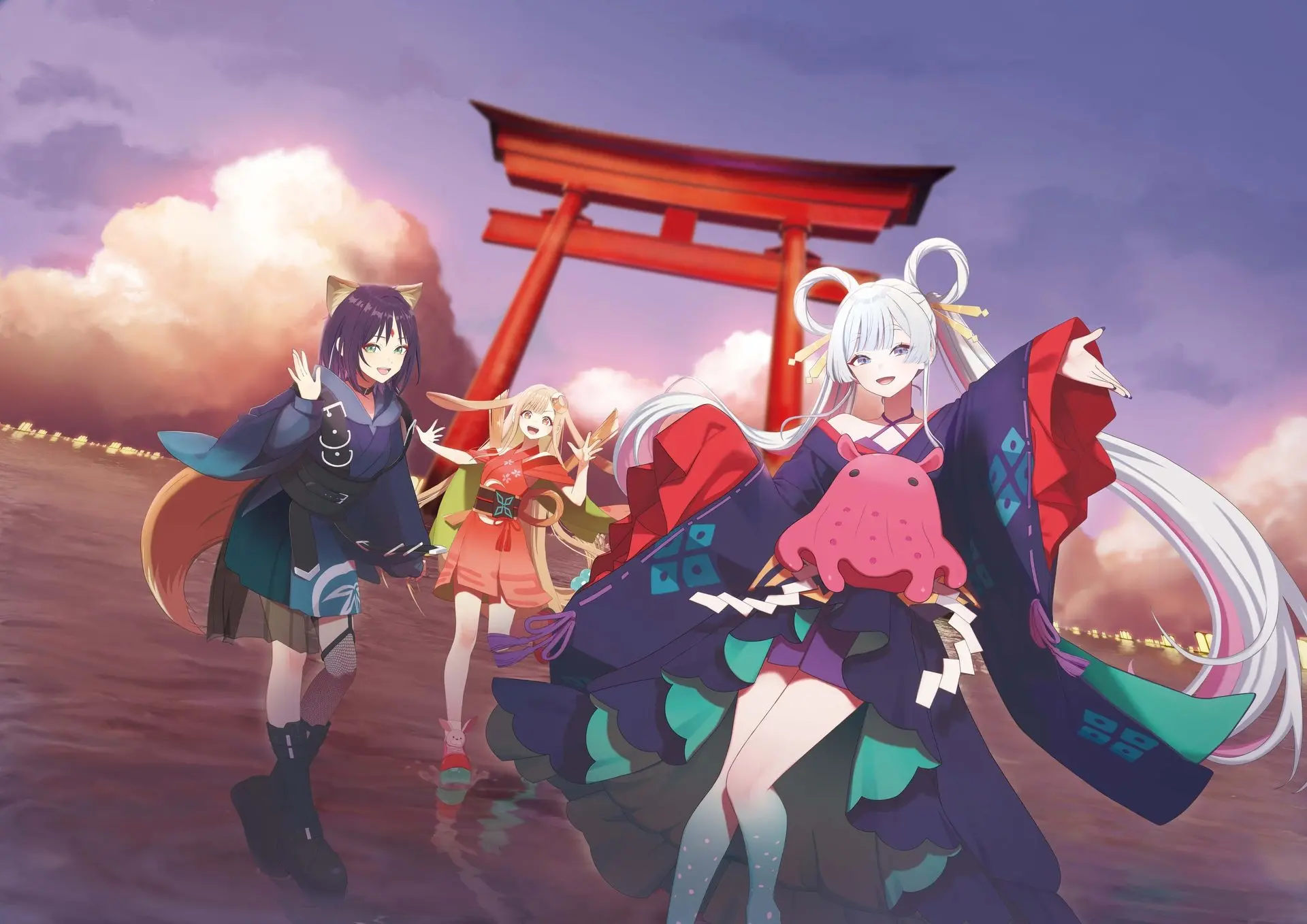 『超かぐや姫！』VRChatワールドが先行公開　彩葉とヤチヨの3Dモデルもお披露目