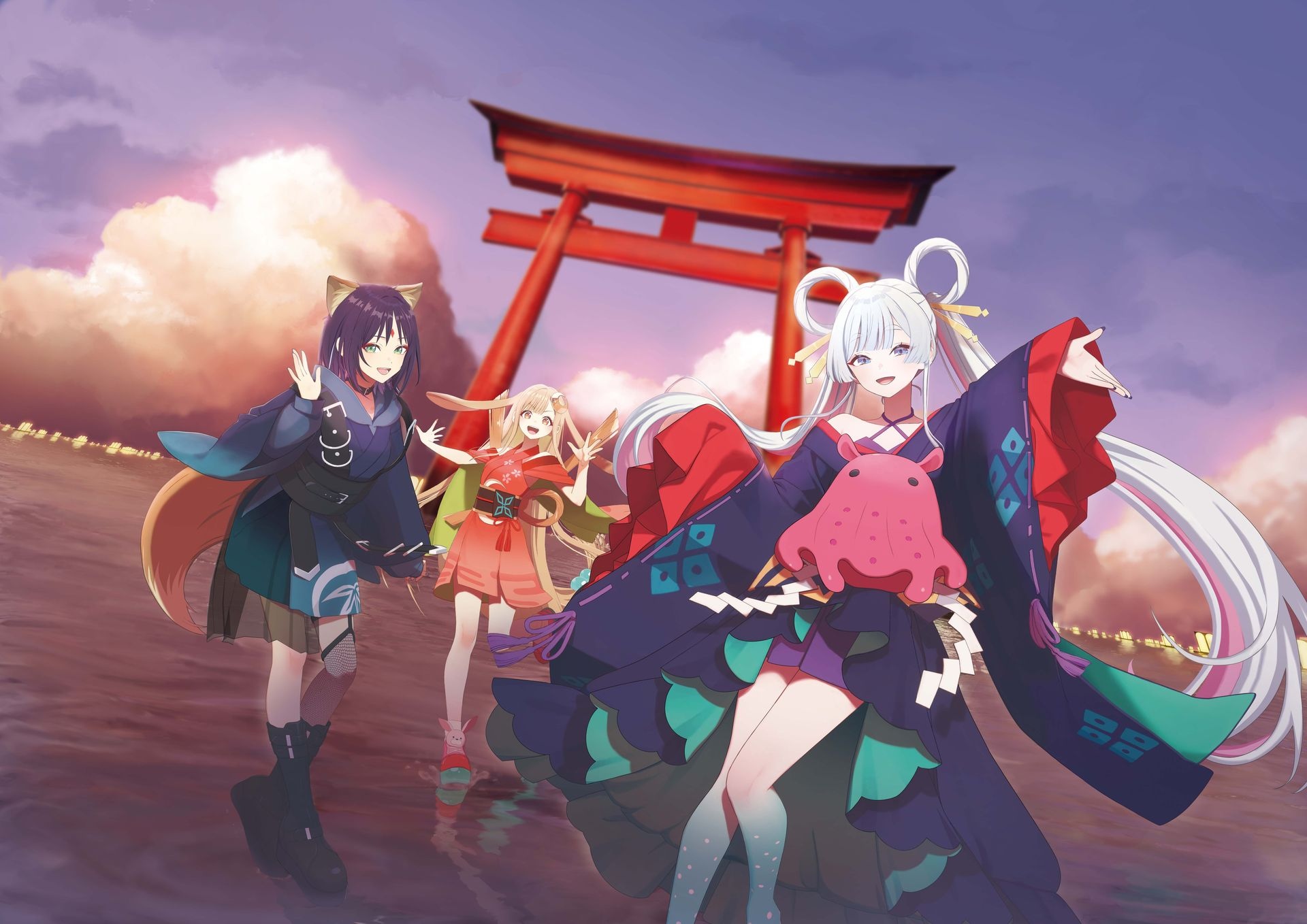 『超かぐや姫!』VRChatワールドが先行公開 彩葉とヤチヨの3Dモデルもお披露目