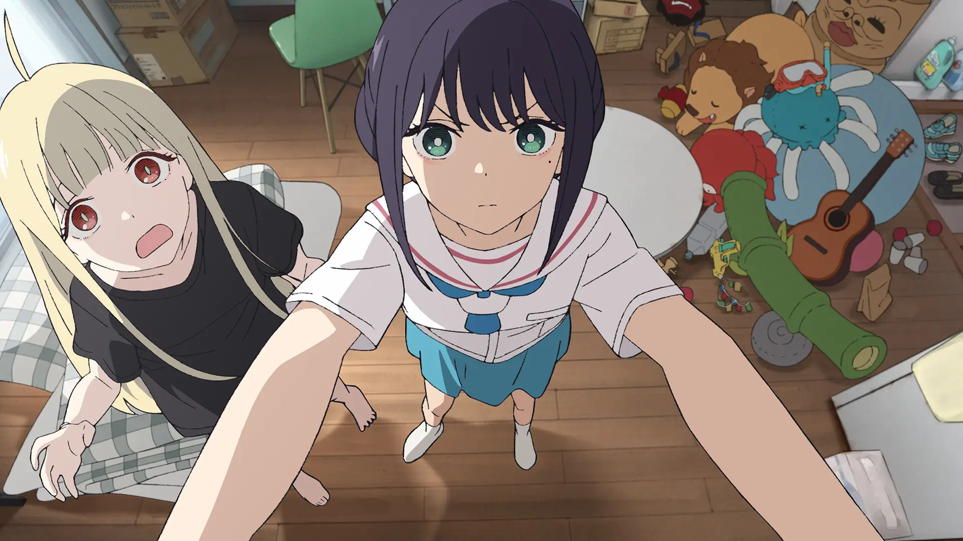 『超かぐや姫！』第2弾劇場特典は「応援うちわ」 新衣装を纏った3人をデザイン