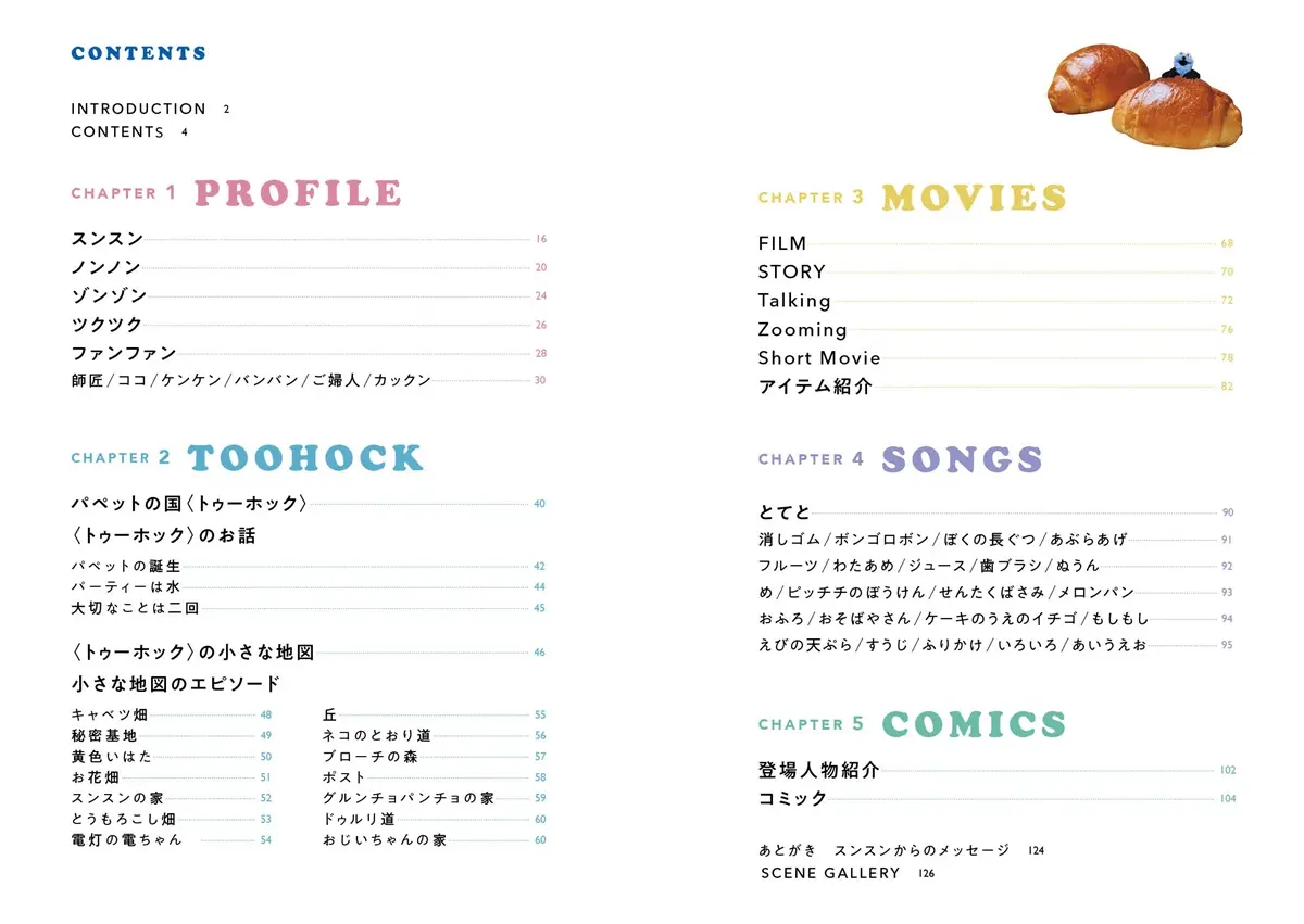 『パペットスンスン ガイドブック』目次