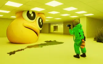 ぽこピーが映画『バックルームズ』とコラボ　期間限定でオリジナル脱出ゲーム公開