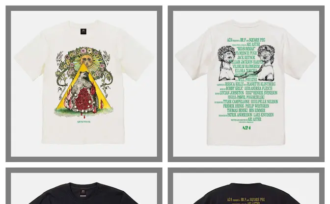 画家ヒグチユウコが描く、A24映画『ミッドサマー』のイラストがTシャツに