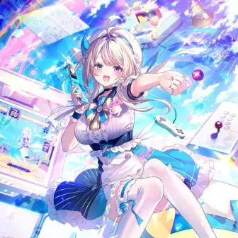 VTuber本阿弥あずさ主演のゲームが制作決定　東京ゲームショウでノベルティ配布
