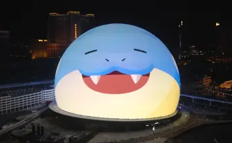ラスベガス「Sphere」が巨大モンスターボールになっちゃった 『ポケモンスリープ』の特別映像がすごい