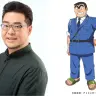 両津勘吉役：落合福嗣