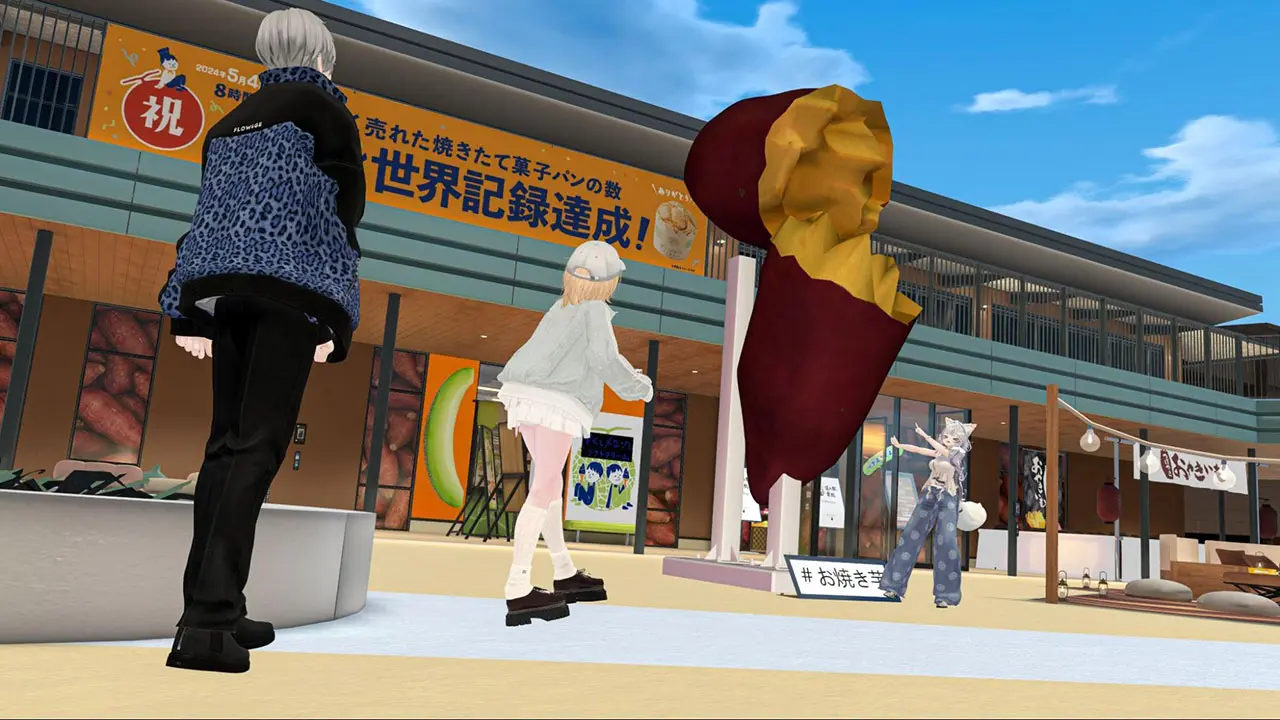 VRChatワールド「Honda Motanion Hub 道の駅常総」