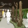 「雨穴の変な世界展。」の「森」