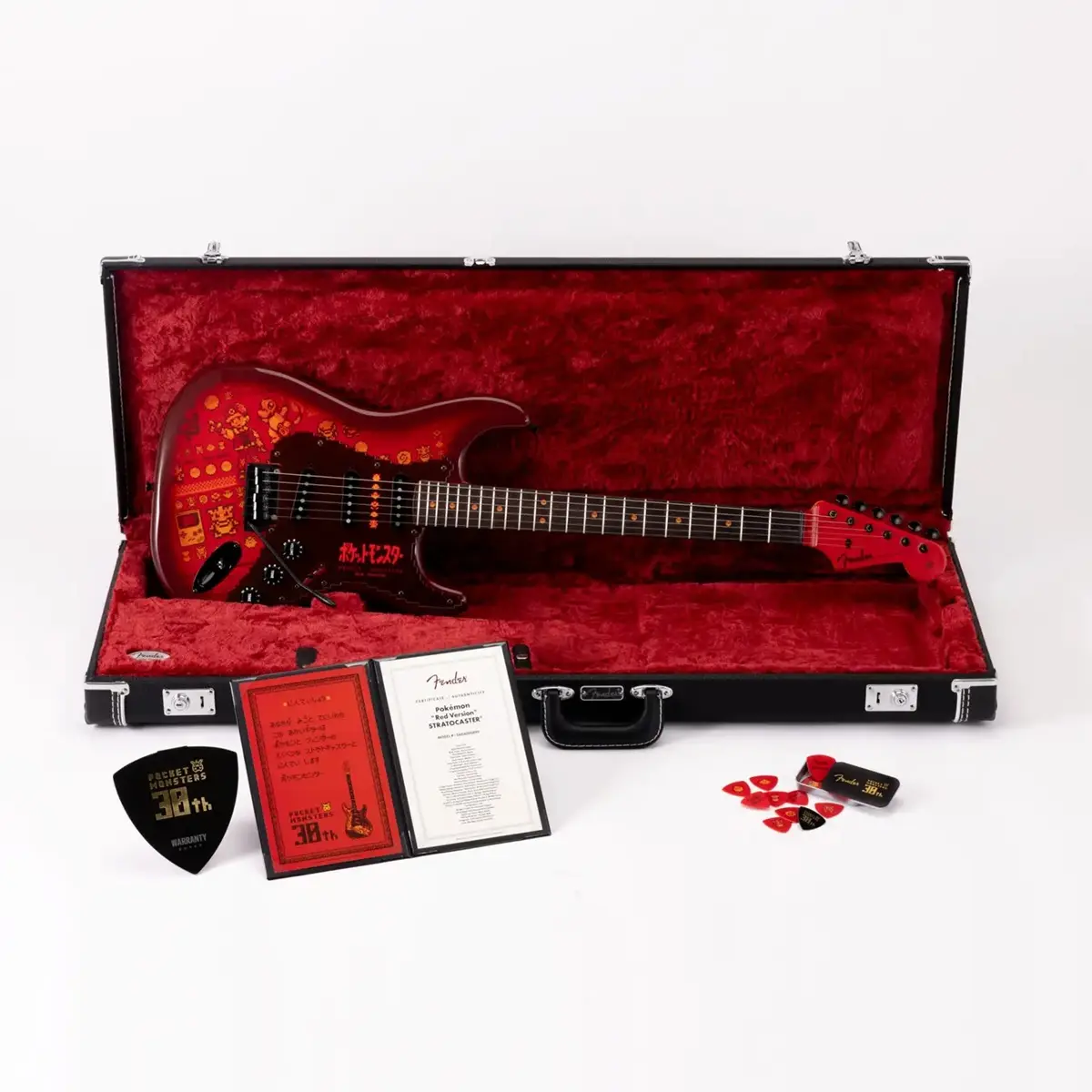 『Made in Japan Pokémon “Red Version” Stratocaster』