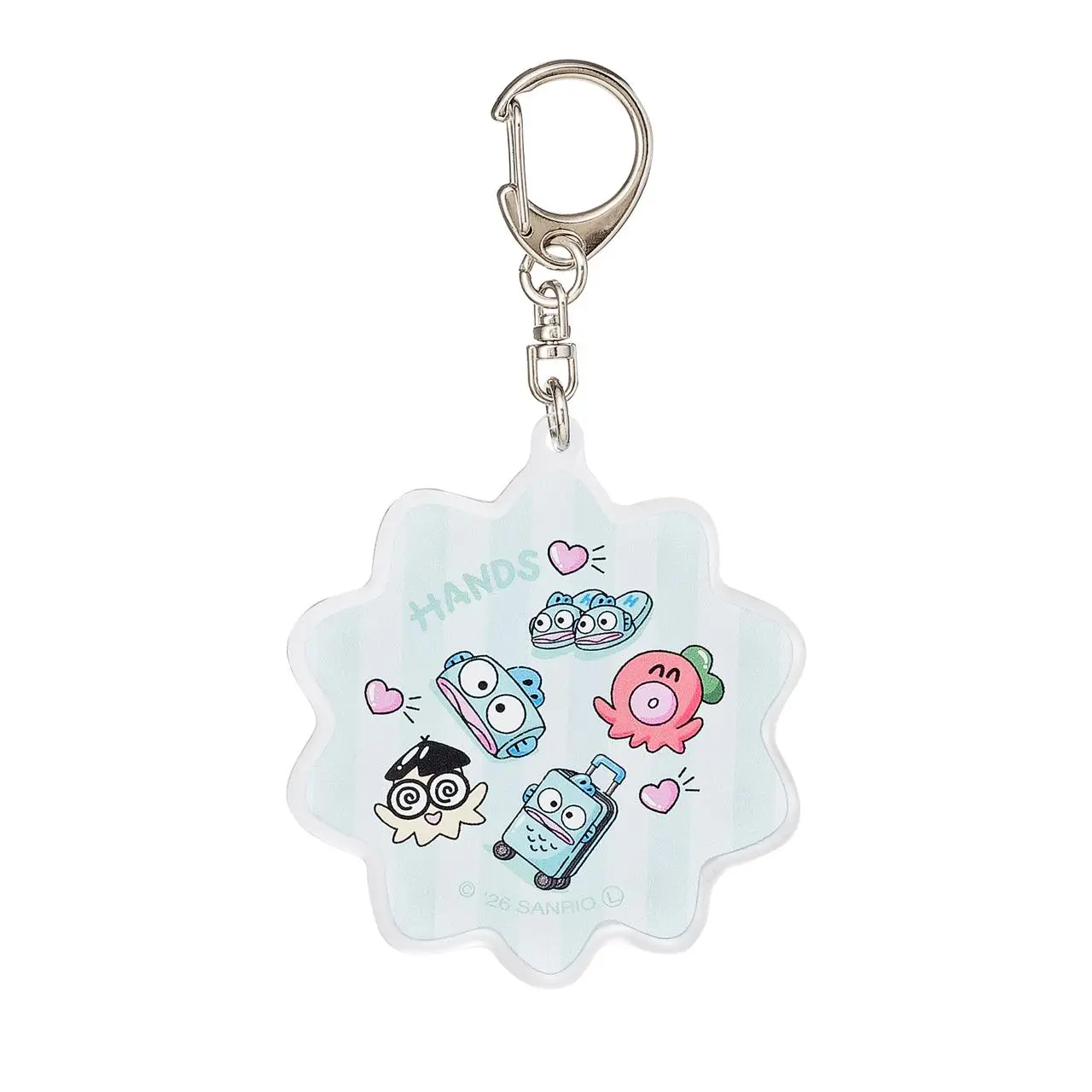 とぅるるんアクリルキーホルダー 各800円